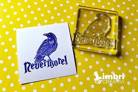 Never more! - Misura timbrata: 50*45 mm