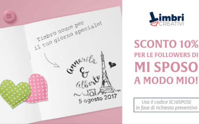 Sconto per le followers di Mi Sposo a Modo Mio